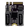 Desktop PC M2 to SATA3.0 Extension M.2 A+E KEY WIFI M.2 to SATA Hard Disk Adapter Card Drive Free JMB582