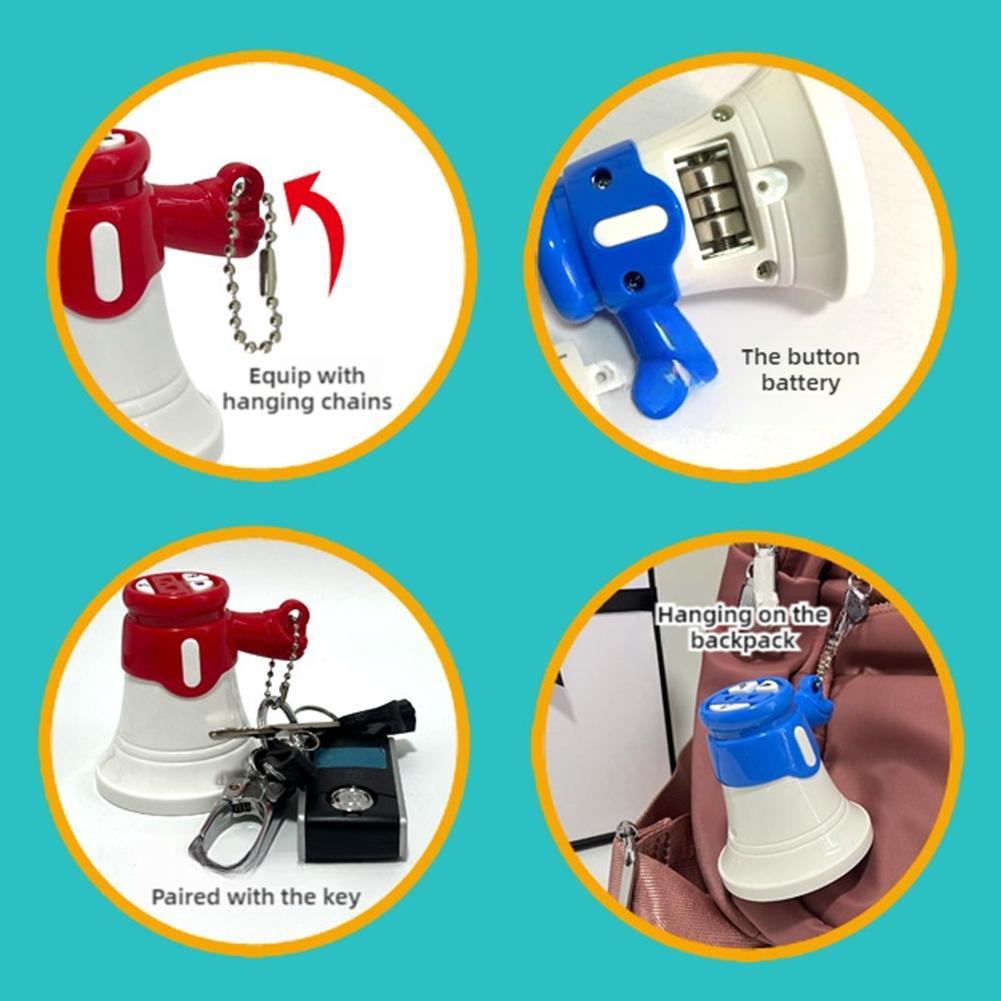 2025 New Loudspeaker Keychain Ornament Small Speaker Backpack Ornament Recording Mini Amplifier Ultra-small Megaphone