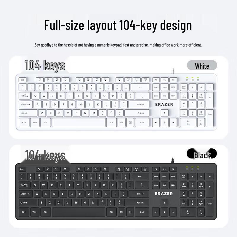 Lenovo K301 Business Office Wired Keyboard