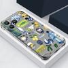 Colorful Starfish Pattern Phone Case For iPhone 17e 17 16 15 14 Pro Max 14 13 Pro 16 Clear Shockproof TPU Card Slot Pocket Cover