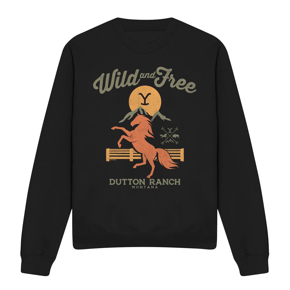 Yellowstone Unisex Adult Wild & Free Sweatshirt