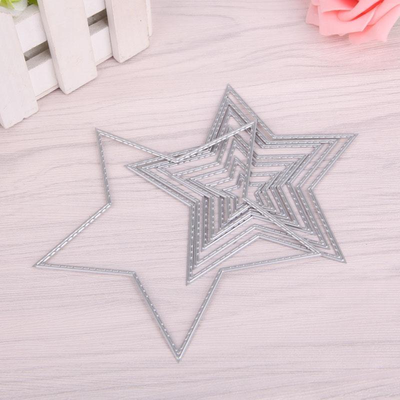Stars Metal DIY Cutting Dies Stencil Scrapbook Card Album Paper Embossing Craft