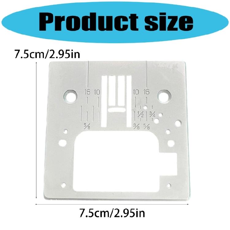 Professional Iron Needle Plate Replacement For 86992 Sewing Machine Accessories Metal Needle Plate with Scale Marking