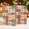 M-Modern-Count Down Calendars 5 Pieces Festive Empty Box 24 Days Countdown Set Activities Gathering Festival Holiday Party Famil