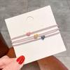 3PCS Lovely Hair Bands Love Heart Hairband Girls Spring Summer Hair Accessories