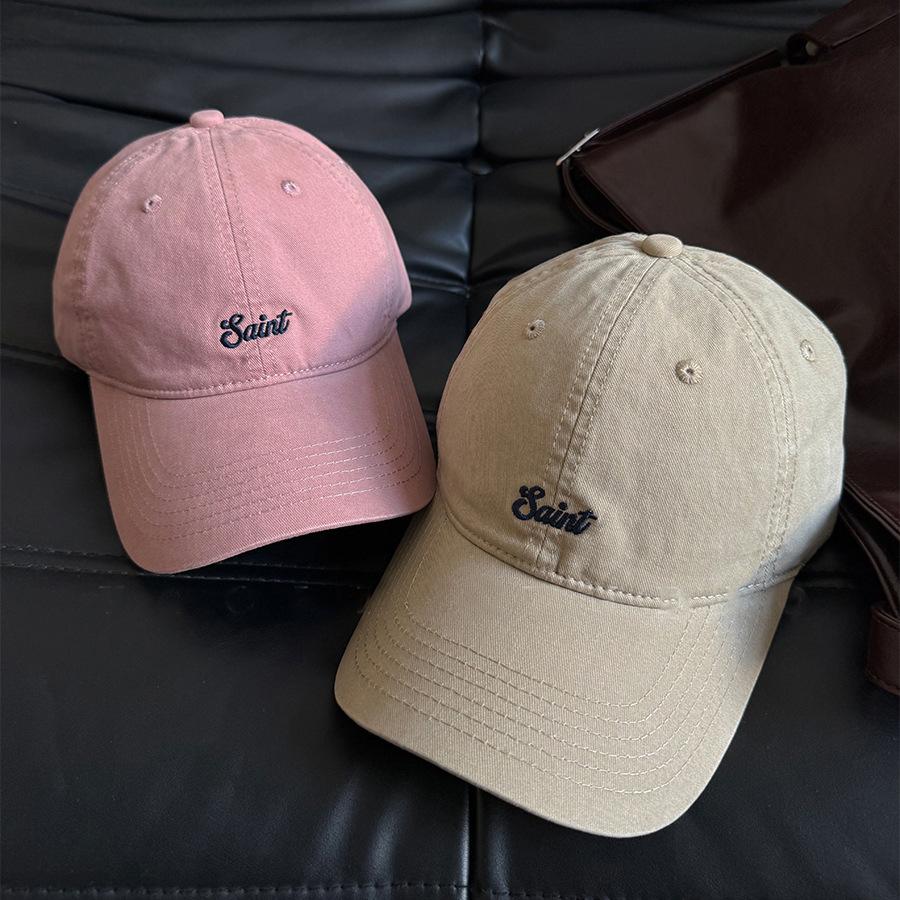 New Letter Embroidered Baseball Cap Children Summer Versatile Face Cap Male Couple