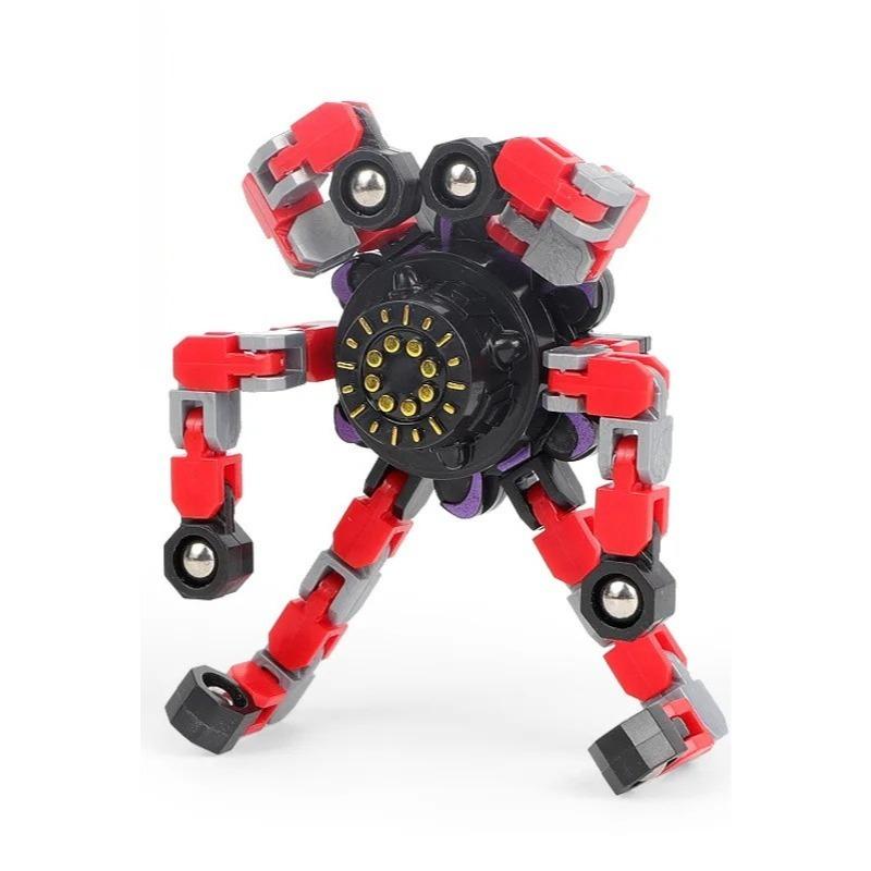 

Deformed Fidget Spinner Chain Toys for Children Antistress Hand Spinner Vent Toys Adult Stress Relief Fidget Sensory Gyro Gift красный