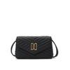 Daks Black Dd Logo Leather Crossbody Bag Dcba2f367bk