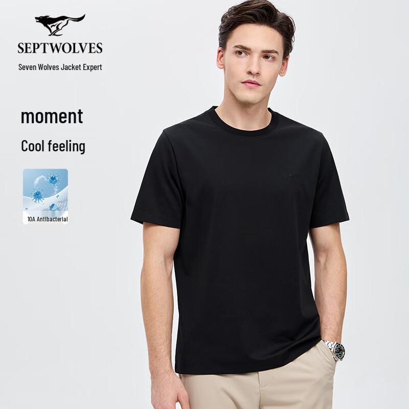 

Septwolves Men s Cooling Anti-bacterial Crew Neck T-Shirt XXL