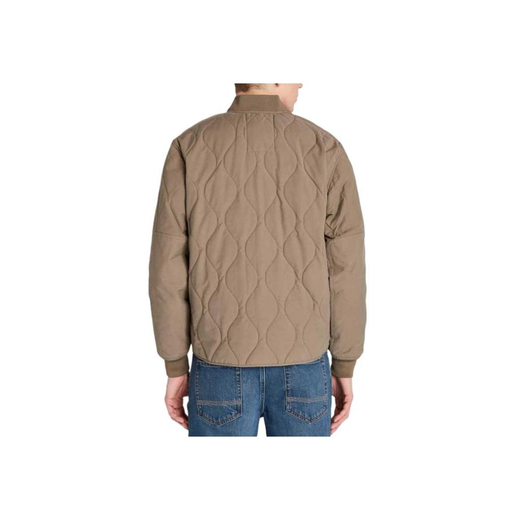 Timberland Khaki Diamond Quilted Insulated Jacket TB0A6N3YBK01