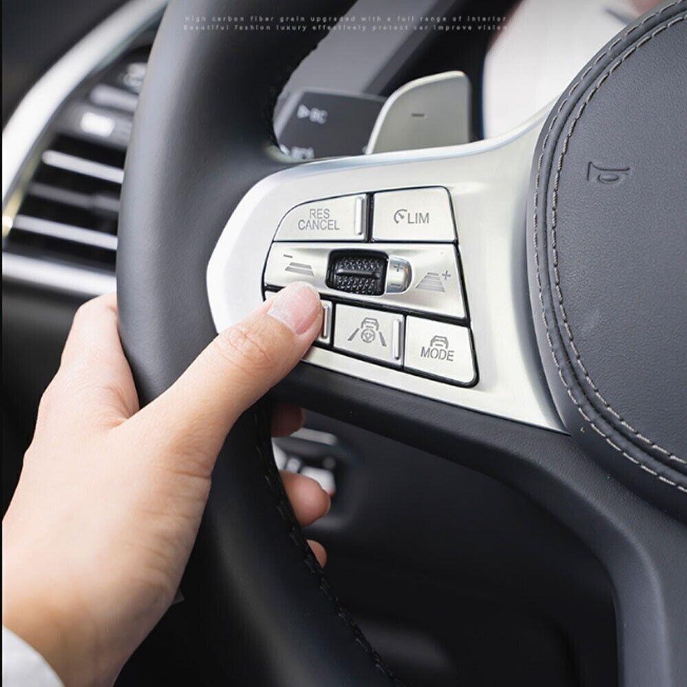 Steering Wheel Switch Cover For BMW 3 4 5 X7 G01 G02 G05 G06 G07 G20 G22 G29 G30