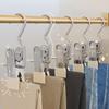 10-50x Premium Stainless Steel Clothespins with Hook Laundry Clothes Pegs for Hanging Clothes Pants Hanger Tongs Clip Hook Clip