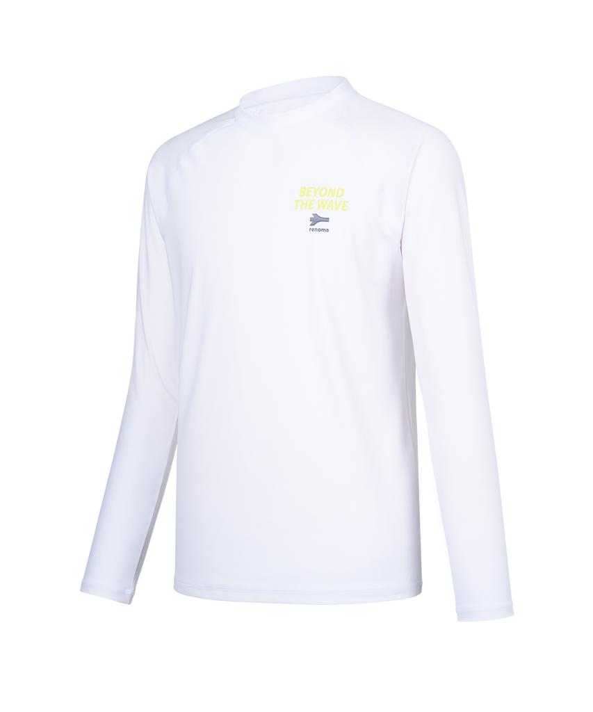 Lenomasuyeongbog Men'S Basic Rash Guard White Rn-Ts2F504-Wh