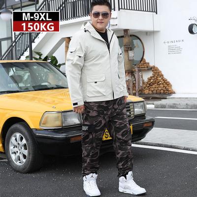 Mens Tracksuit Piece Autumn Men Camouflage Pants Off White Hoodie Jacket Coat Big Size Clothes 