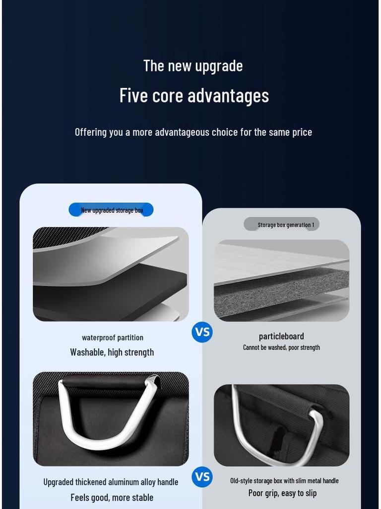 Foldable Car Trunk Storage Organizer Box