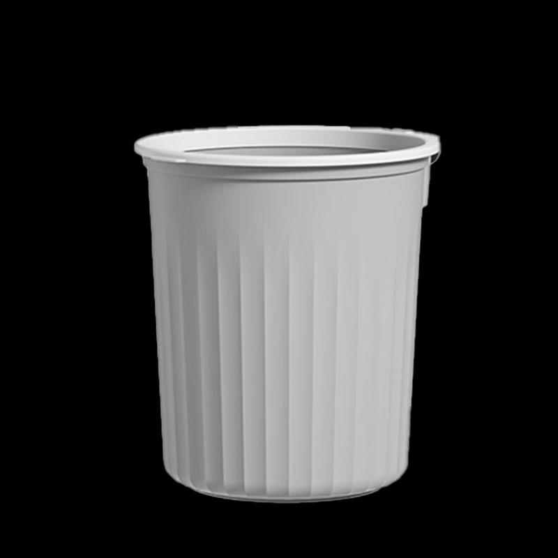 BAOKE Large Capacity Grey Trash Can