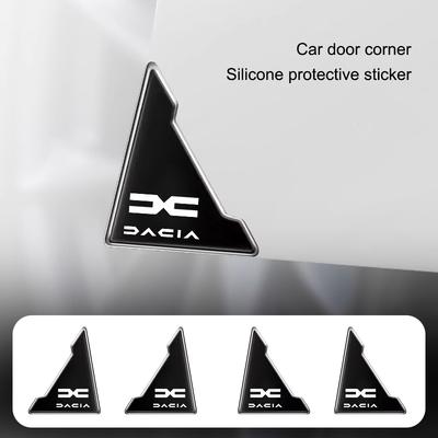 4 Pièces Coussinets Anti-Collision d'Angle de Porte de Voiture Autocollant de Protection Anti-Rayures Pour Dacia Logan Sandero Duster Lodgy Spring Jogger Dokker