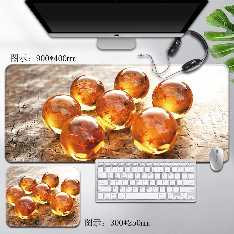 Leder Dragon Ball Mauspads Wasserdicht Son Goku Druckmuster Herren Computer Peripherie Zubehör Große Größe Gaming Tastatur Büro Schreibtischmatte