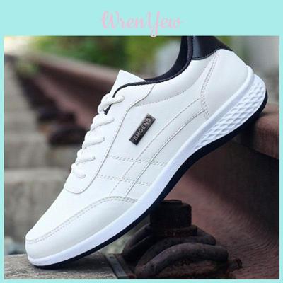 Elegant And Comfortable Men's Shoes Artificial Leather Casual Sneakers Trainers For Active Lifestyles