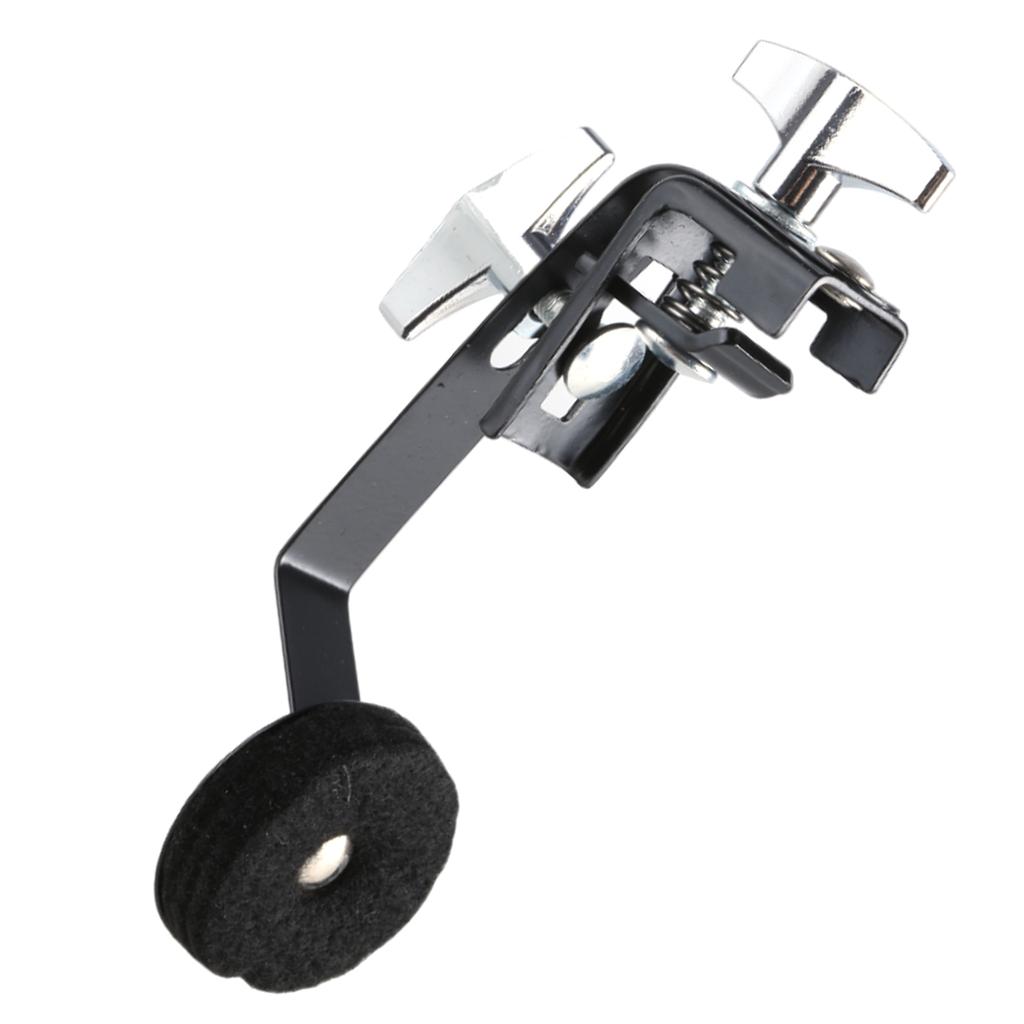 Clamp On Drum Damper Metal Felt Drum Mute Silencer Muffler Clamp On Tone Control Muffler for Snares Musical Parts