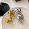 Crescent Moon Stud Earrings: High-End Minimalist Style, European & American Fashion, Trendy & Unique Design