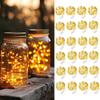 24 Pack Fairy Lights Battery Operated String Lights-3.3ft 20 LED Silver Wire Warm White for Wedding,Party,Table Centerpieces,DIY Crafts,Mason Jars