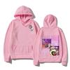Autumn and Winter Casual Fashion Men Women Sweatshirt Kanye West Graduation Bear Reversible Printed Hooded Sweatshirt