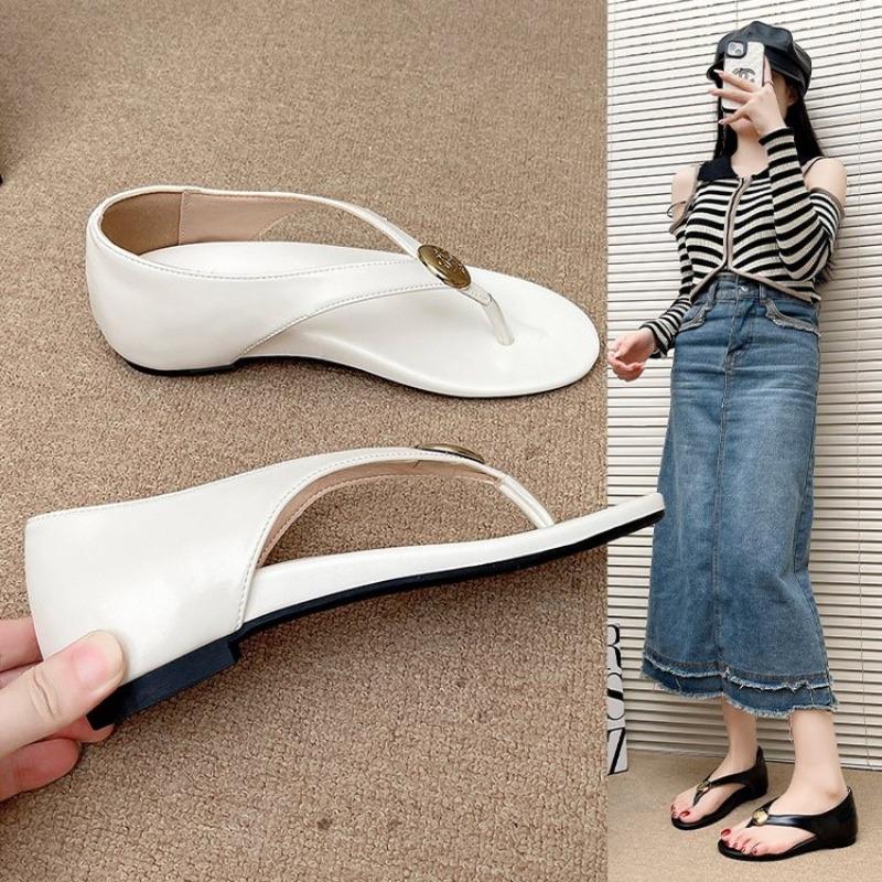 Fashion Women's Sandals New Fashion Clip Toe Bag Women's Shoes Summer Soft and Comfortable Rubber Soles Luxury Design Apartment Sandals