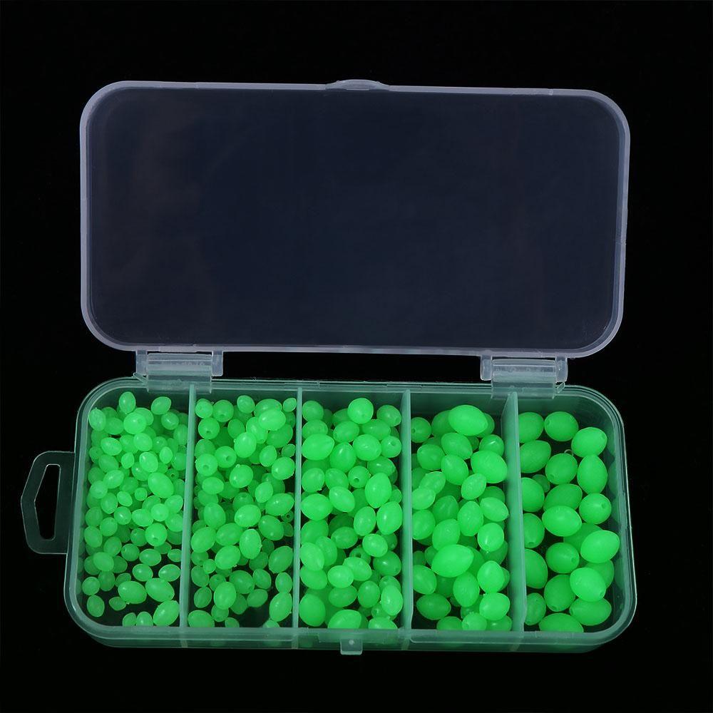 Lure Bait Fishing Accessories Bead Bait Glow in Dark Green Beads Fishing Lure Tackle Glowing Sink Beads Luminous Fishing Beads