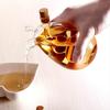 2-in-1 Öl- und Essigspender Glas Essigkännchen Flasche Olivenölspender Küche Restaurant