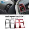 Real Soft Carbon Fiber Sticker For Chrysler 300 300C 2005 2006 2007 2008 2009 2010 Car Air Outlet Vent Interior Accessories