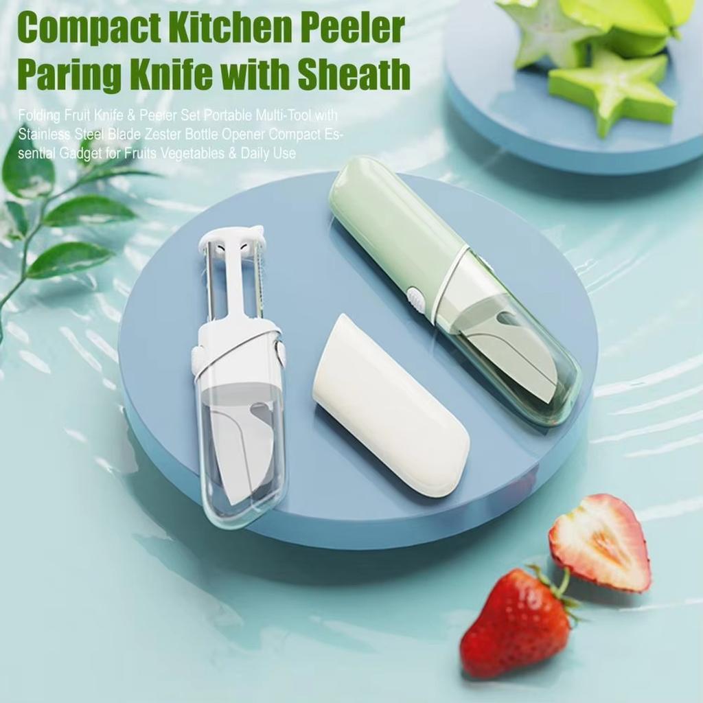 -in-1 Multifunctional Fruit Knife Peeler Bottle Opener Eye Digging Portable Fruit Tool
