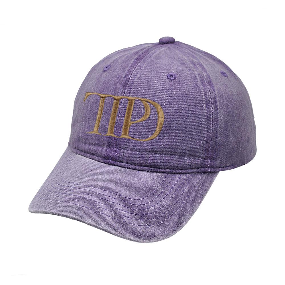 TTPD Embroidery Baseball Cap Summer Vintage Dad Hat Adjustable Hip Hop Hat Unisex