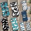 Blue Ocean Whales Pattern Phone Case For iPhone 17 16 14 13 12 11 15 Pro Max 12 13 Mini 16E 17 Air Shockproof Cover