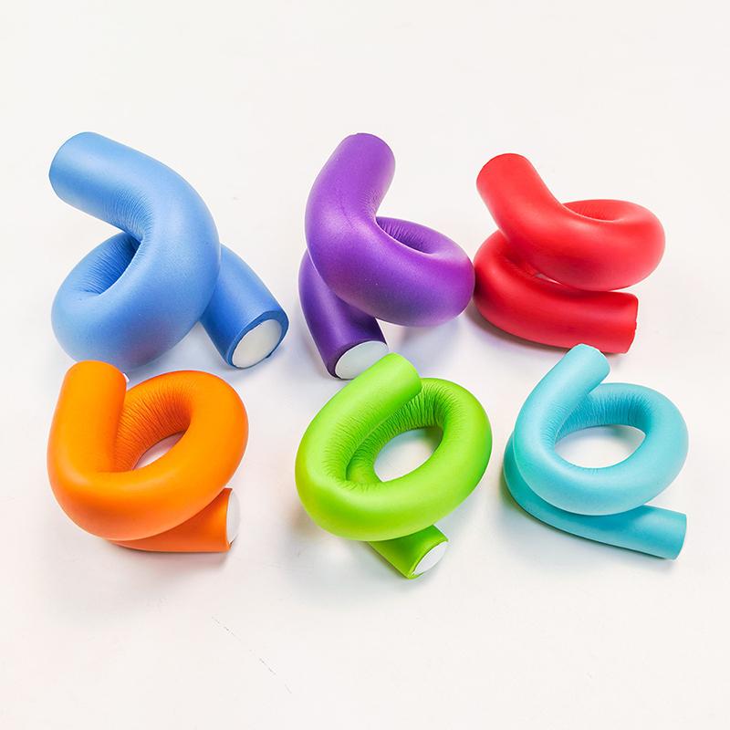 10Pcs Flexible Hair Curling Rod Hair Curler Makers Soft Foam Bendy Twist Curls Flexi Rollers Styling Tools No Heat Roller