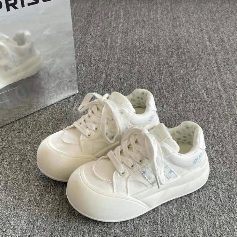 Casual board shoes women's new summer platform white shoes with skirts and bread shoes