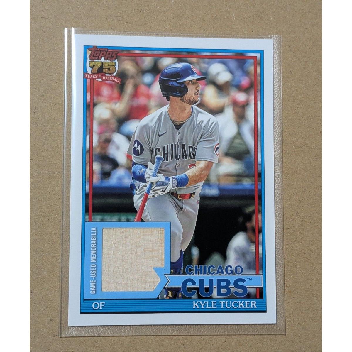 Used Topps MLB Kyle Tucker KYLE TUCKER Relic