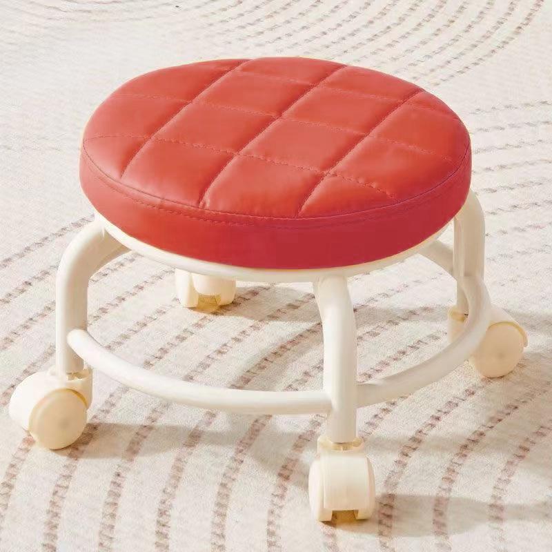 Swivel Mop, Pedicure & Baby Walking Pulley Stool with Wheels