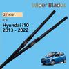For Hyundai I10 IA BA Grand I10 2013 - 2026 2026 2020 2017 2016 2015 2014 Front Wiper Blade Windshield Windscreen Window Brushes