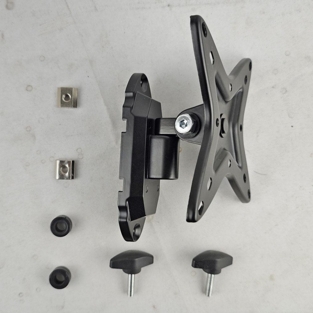 Pegboard Adjustable No-Drill Monitor Display Wall Mount