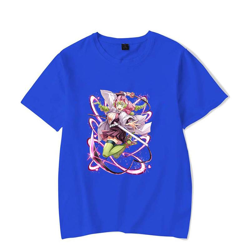 New Hot Anime Print T-shirts Women Men Summer Casual T-shirts O Neck Short-sleeved Kanroji Mitsuri Harajuku T-shirts