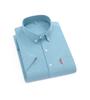 Men's Slim Fit Short Sleeve Oxford Shirt with Pocket