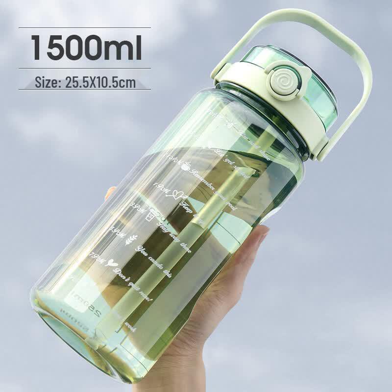 Youluo 2L Tritan Sports Water Bottle with Straw