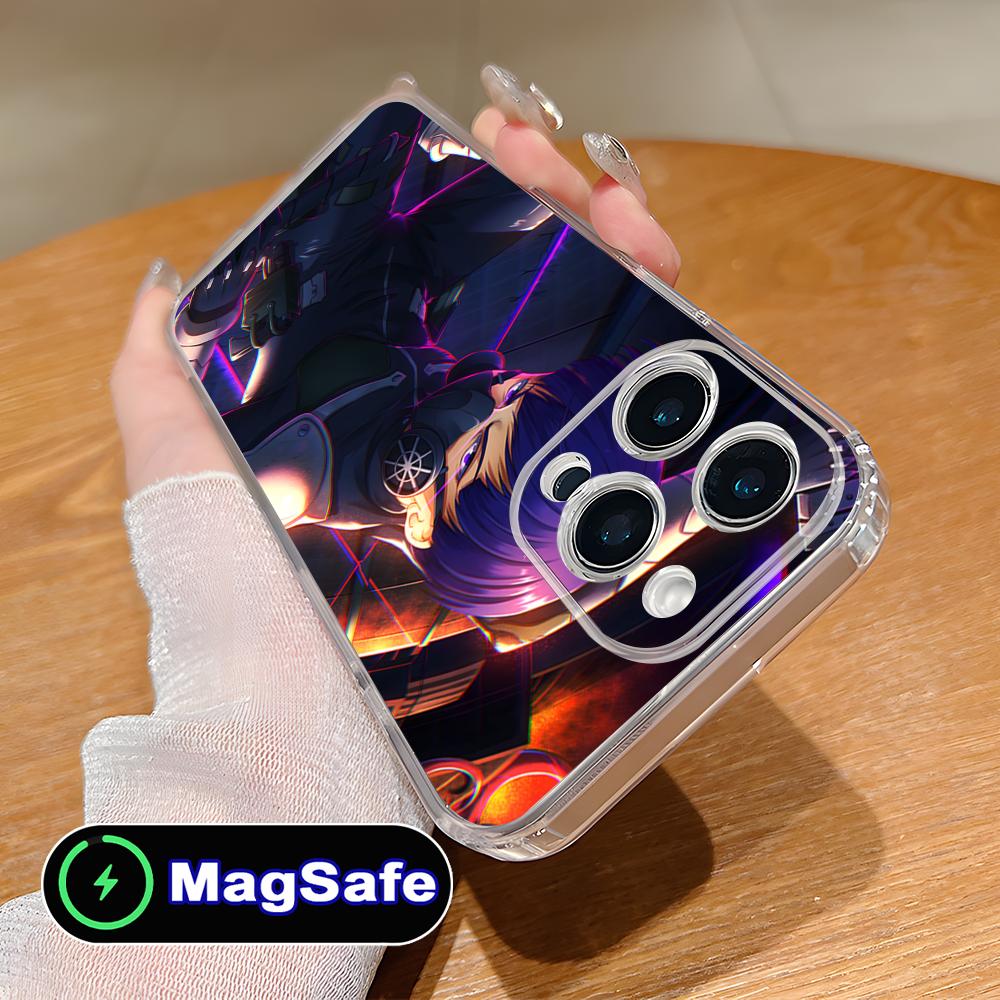 Kaiju No.8 Hoshina Soshiro Phone Case for iPhone 17 16 15 14 13 12 11 Air Pro Max Plus Mini Magsafe Clear Colorful Cover Luxury