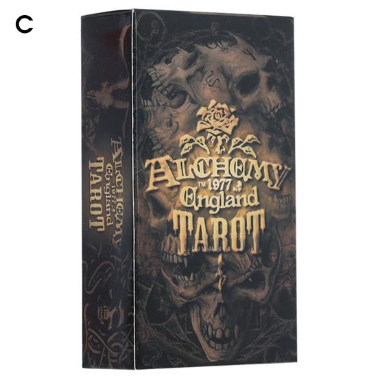 Tarot Decks English Wear Resistant Lightweight Augury Witch Energy Oracle Paper Cards Table Game for Daily Use