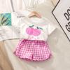 Baby Pajamas Sets Cotton Child Pajamas Toddler Summer Sleeveless Baby Nightwear Pyjamas Kids Cartoon Homewear Clothes