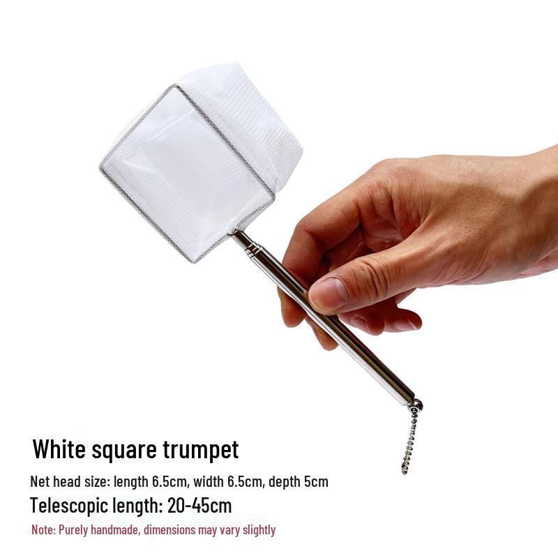 Выдвижная 3D рыболовная сеть из нержавеющей стали для тропических декоративных рыб