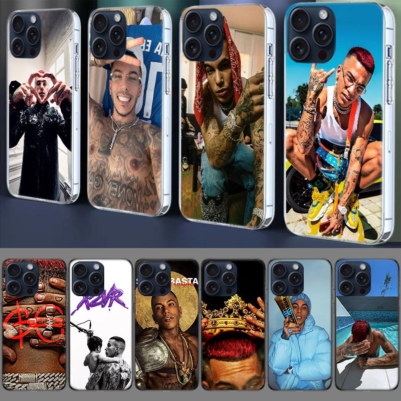 Rapper Sfera Ebbasta Clear Phone Case For Iphone 17 Air 16 Pro Max 15 Pro 14 Plus 17E 16E 11 13 12 Mini Cover Cases Fundas Cell