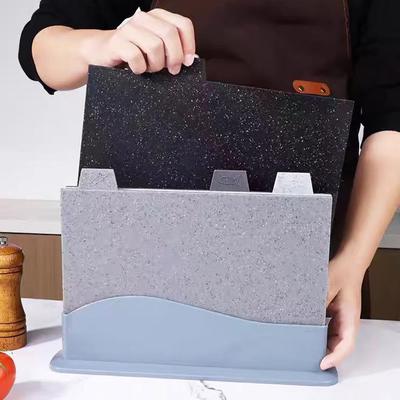 Antibacterial Double-Sided Cutting Board for Raw and Cooked Foods, Anti-Mold, Baby-Safe Plastic