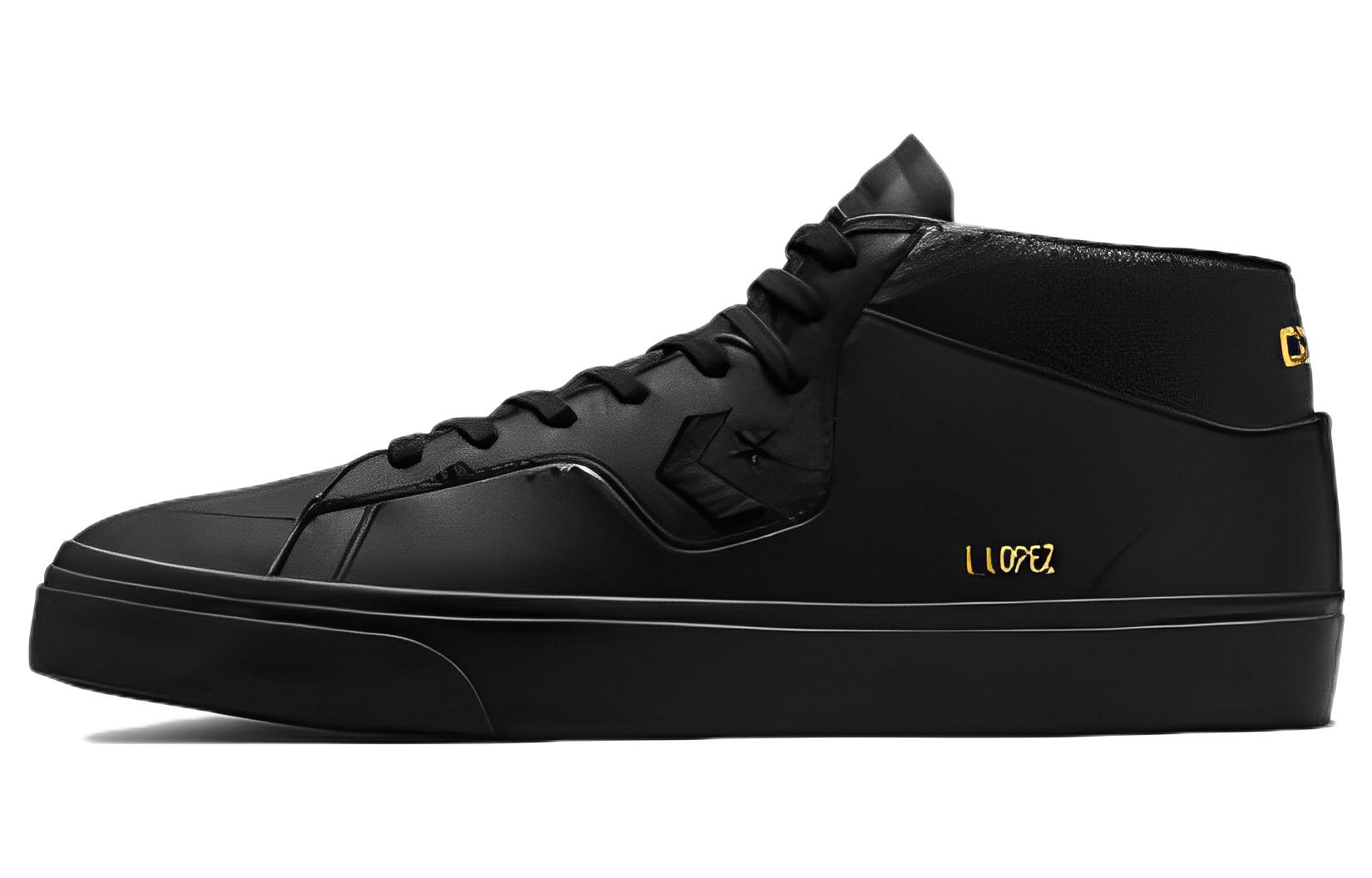 

Converse Louie Lopez Pro Mid Mono Leather Triple Black A05089C 46.5
